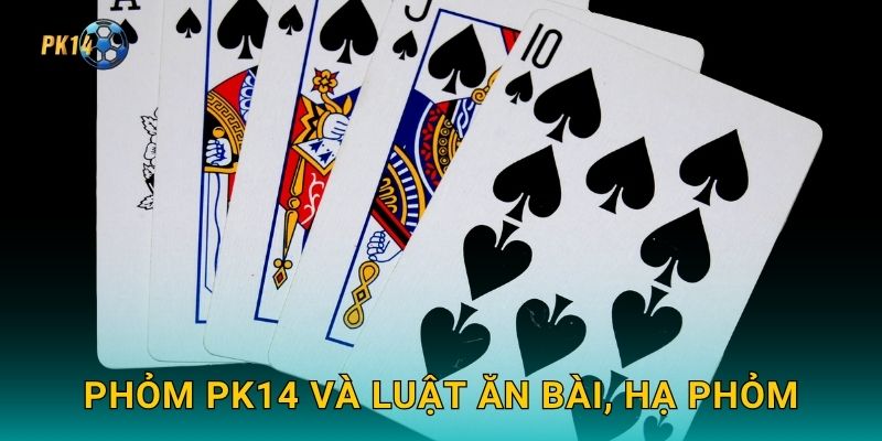 Phỏm Pk14 và luật ăn bài, hạ phỏm